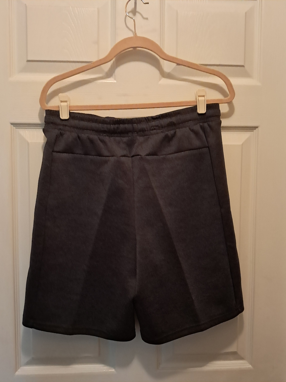 Russell Men's Charcoal Drawstring Lounge Shorts Size Medium 32-34 - Picture 2 of 3
